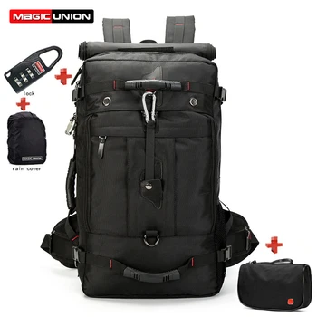 

MAGIC UNION 20 inch Men Backpack Clutch Travel Bag Set Large Capacity Mountaineering Multifunctional Waterproof Backpacks
