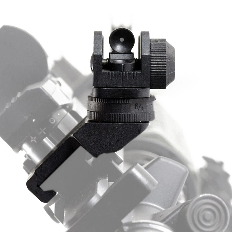 

Hunting Tactical AR15 Airsoft Front flip up 45 Degree Offset Rapid Transition Backup metal Sigh