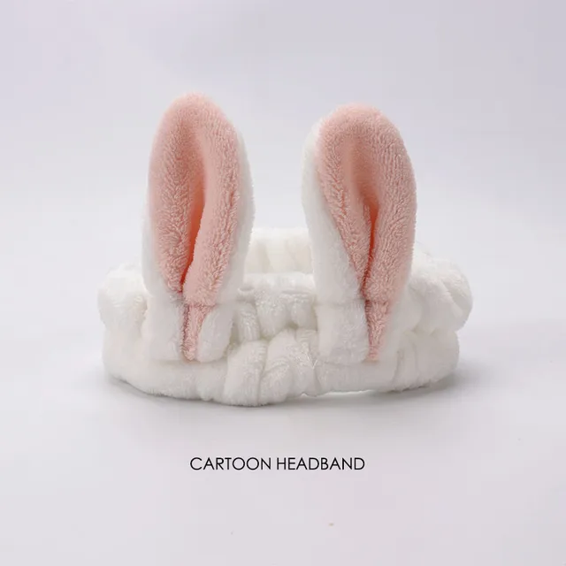 58 Styles Hair Bands for Women and Girls Makeup Mask Stretch Hair Band Cat Rabbit Ears Headdress Cartoon Hair Accessories A185-41