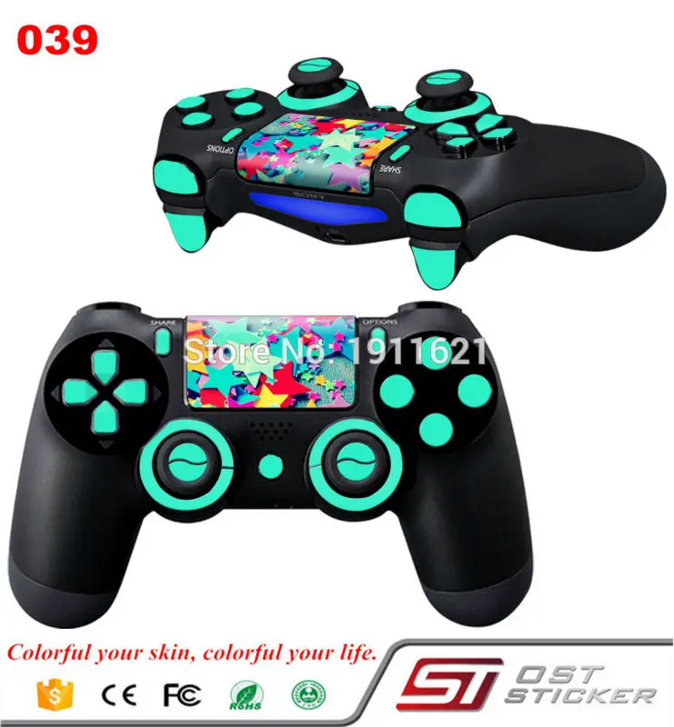 Vinyl PS4 Sticker For Sony Playstation 4 Controller Buttons Sticker For