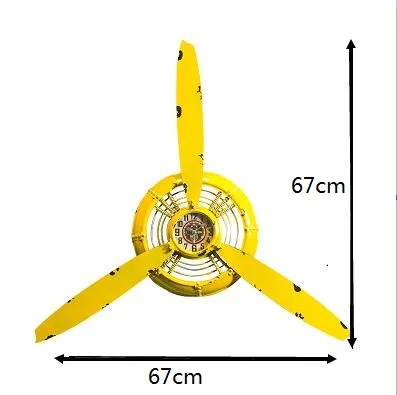 Креативные украшения для стен ресторана из кованого железа, пропеллеры, настенные подвесные Wi-Fi настенные Ретро подвесные украшения WF3041624