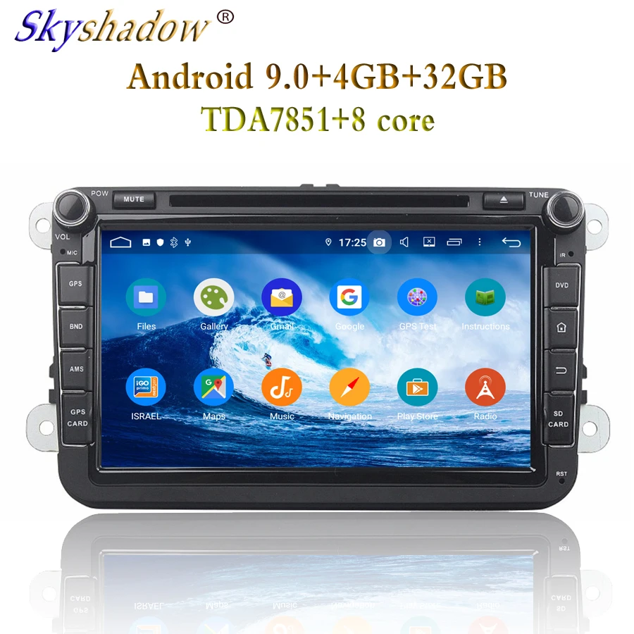 Sale Android 9.0 4GB RAM 8 Core 32GB ROM for VW Seat Skoda TDA7851 2 DIN Car DVD Player GPS Glonass RDS Radio tuner wifi Bluetooth4.2 0 Sale Android 9.0 4GB RAM 8 Core 32GB ROM for VW Seat Skoda TDA7851 2 DIN Car DVD Player GPS Glonass RDS Radio tuner wifi Bluetooth4.2 0