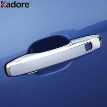 Для Volvo XC60 XC 60 ABS Chrome Боковая дверь ручки крышки Накладка наклейки для автомобиля внешние аксессуары для автомобиля для укладки волос