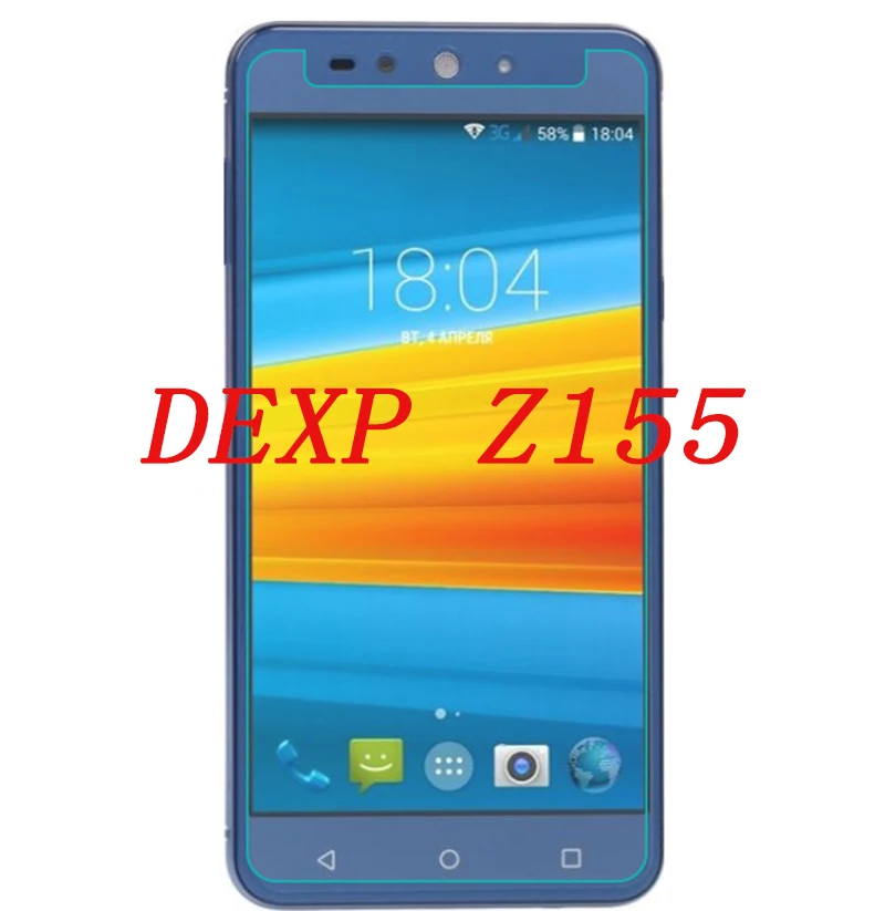 

Smartphone Tempered Glass for DEXP Z155 Electron 9H Explosion-proof Protective Film Screen Protector cover phone