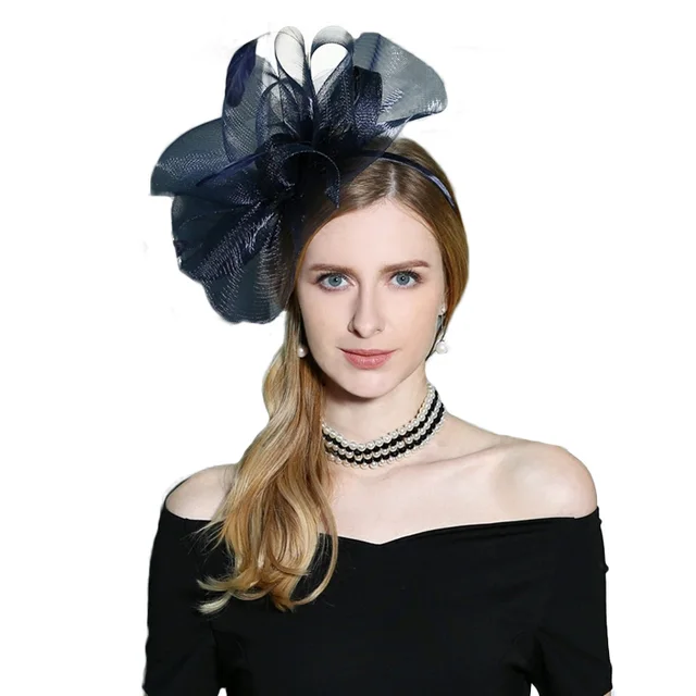 Buy FS Royal Blue Wedding Hat For Women Elegant