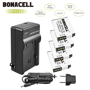 

bonacell Battery Charger Pack EN EL12 EN-EL12 for Nikon Coolpix S9900 S9700 S9100 S8000 AW120 AW130 S6000 S6100 S6300 S9050