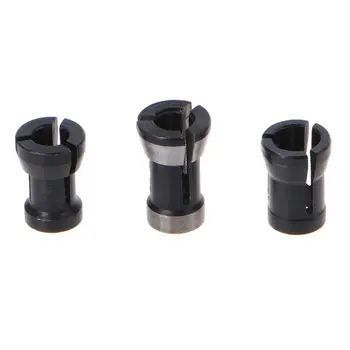 

3pcs Woodworking Milling Cutter Chucks Kit Conversion Collet For Engraving Trimming Machine 2019 NEW