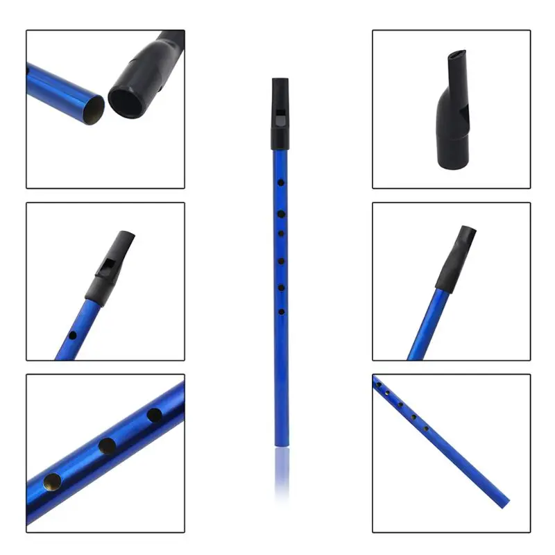 

New High Quality D Tone Irish Whistle Different colors Tin Mouth Flute Purple drop qiang