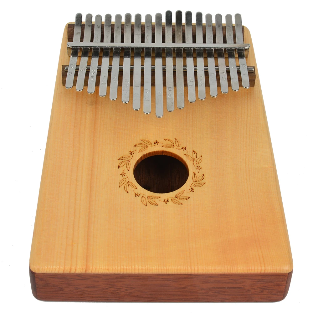 17 Key Kalimba Mbira Portabel fasion Spruce wood Sanza Finger Thumb Piano Keyboard Marimba Wood Musical Instrument