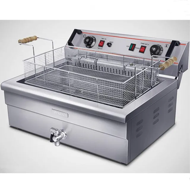 220V/4.8KW 20L Multifunctional Electric Deep Fryer Single Cylinder