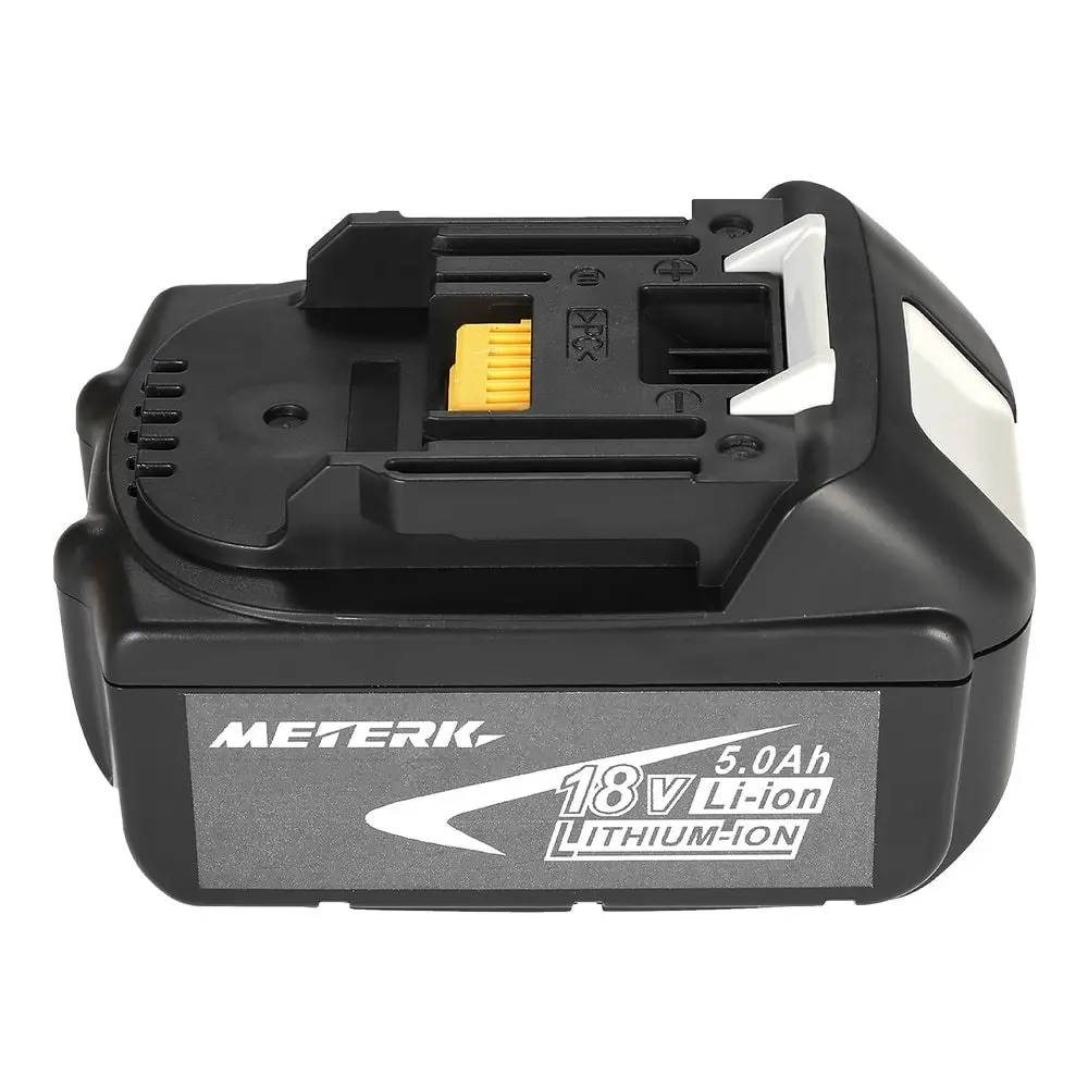 Meterk BL1850 18 V 4.0Ah/5.0Ah перезаряжаемый электроинструмент батарея литиевая сменный аккумулятор большой емкости для MAKITA