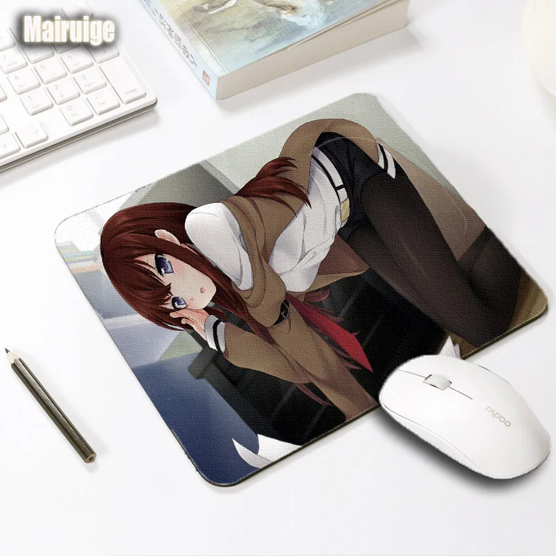 Mairuige Популярные японские аниме Steins Gate Makise Kurisu Labmen Okabe Rintarou коврики для мыши как маленький коврик для мыши Comupter коврик