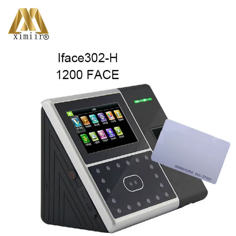 

4.3'TFT touch screen 2000 fingerprint user high quality iface302 free shipping facial and fingerprint time attendance