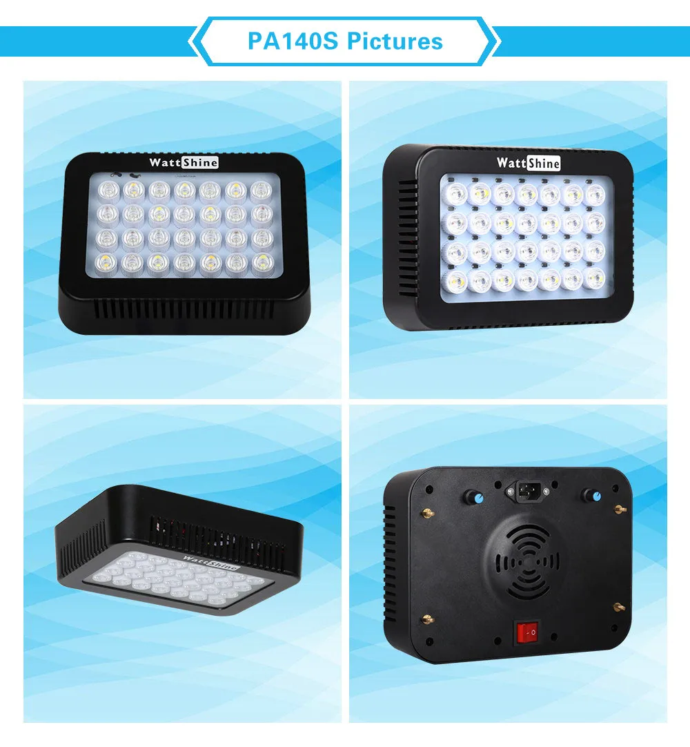 Marine aquarium coral Led aquarium lighting fixtures Dimmable lamp Fish aquatic tank Lamp dimmer control Aquatic plant pots (1)