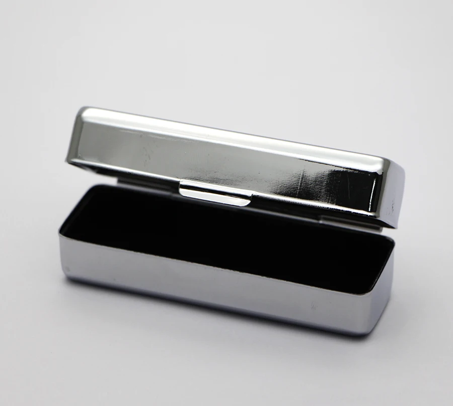 Blank Metal Lipstick Case Mirror Case Lipstick Holder DIY 