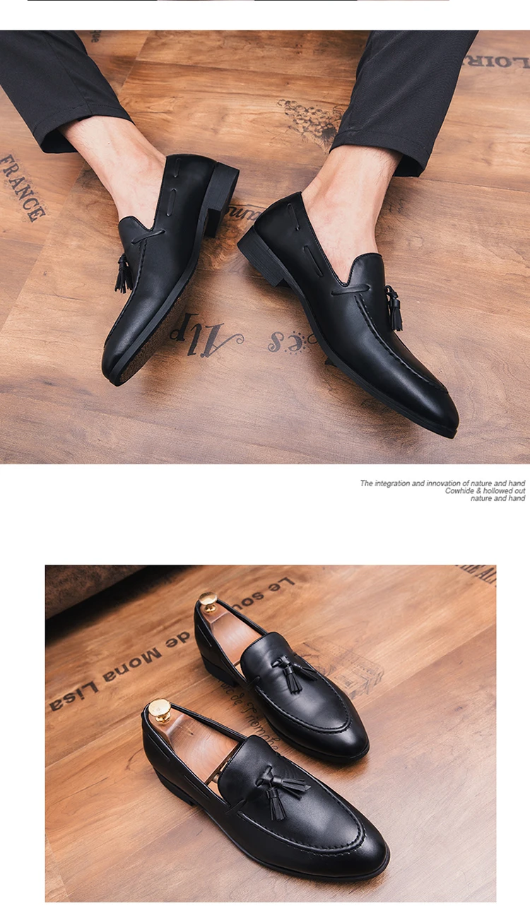 HEINRICH/элегантная мужская обувь; итальянский бренд; мужские свадебные туфли с кисточками; слипоны; Мужские модельные лоферы; chaussure homme Mariage