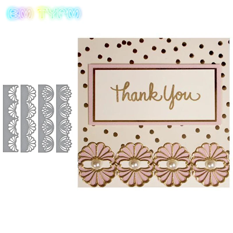 

Flower Lace 5Pcs Metal Cutting Die Stencils for DIY Scrapbooking album Decorative Embossing Hand-on Paper Cards