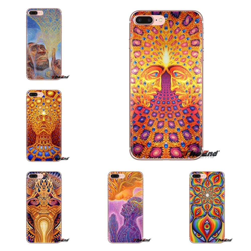Чехол из ТПУ для Samsung Galaxy S3 S4 S5 Mini S6 S7 Edge S8 S9 S10 Plus Note 3 4 5 8 9 Alex gray Progress of the Soul Kiss Muse |