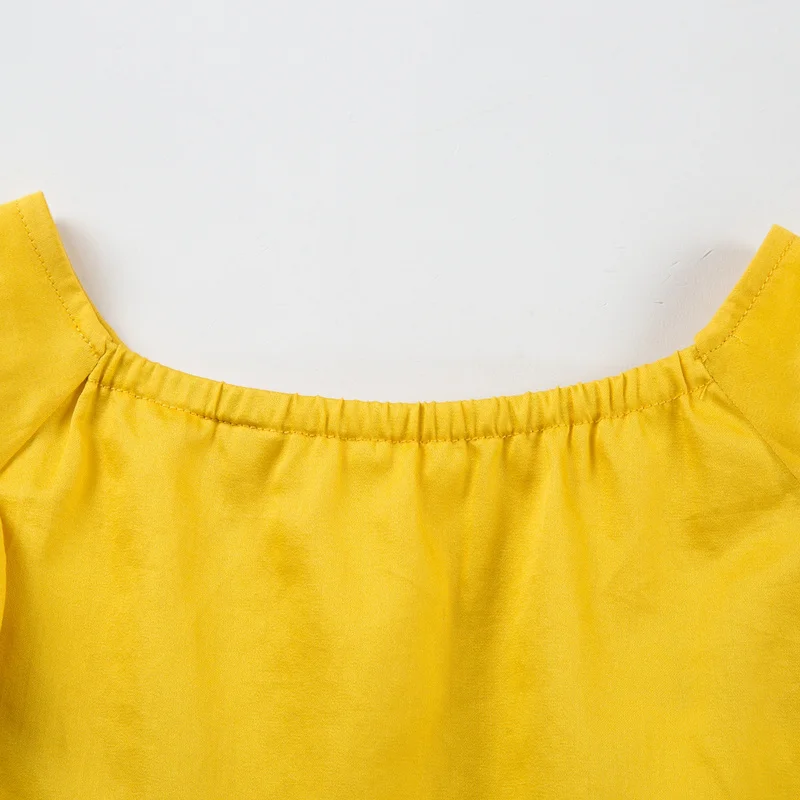 Мини Balabala для маленьких девочек мягкая хлопковая блузка с коротким рукавом бабочка дети девочка летние топы рубашка пляжный костюм