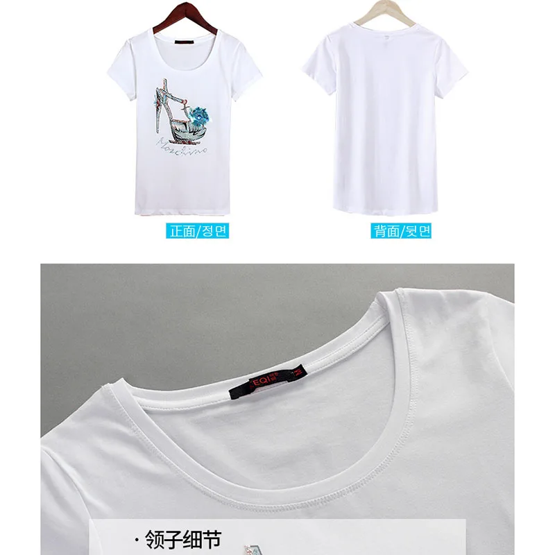Футболка женская одежда 2018 Camisas Femininas футболка с круглым вырезом коротким рукавом