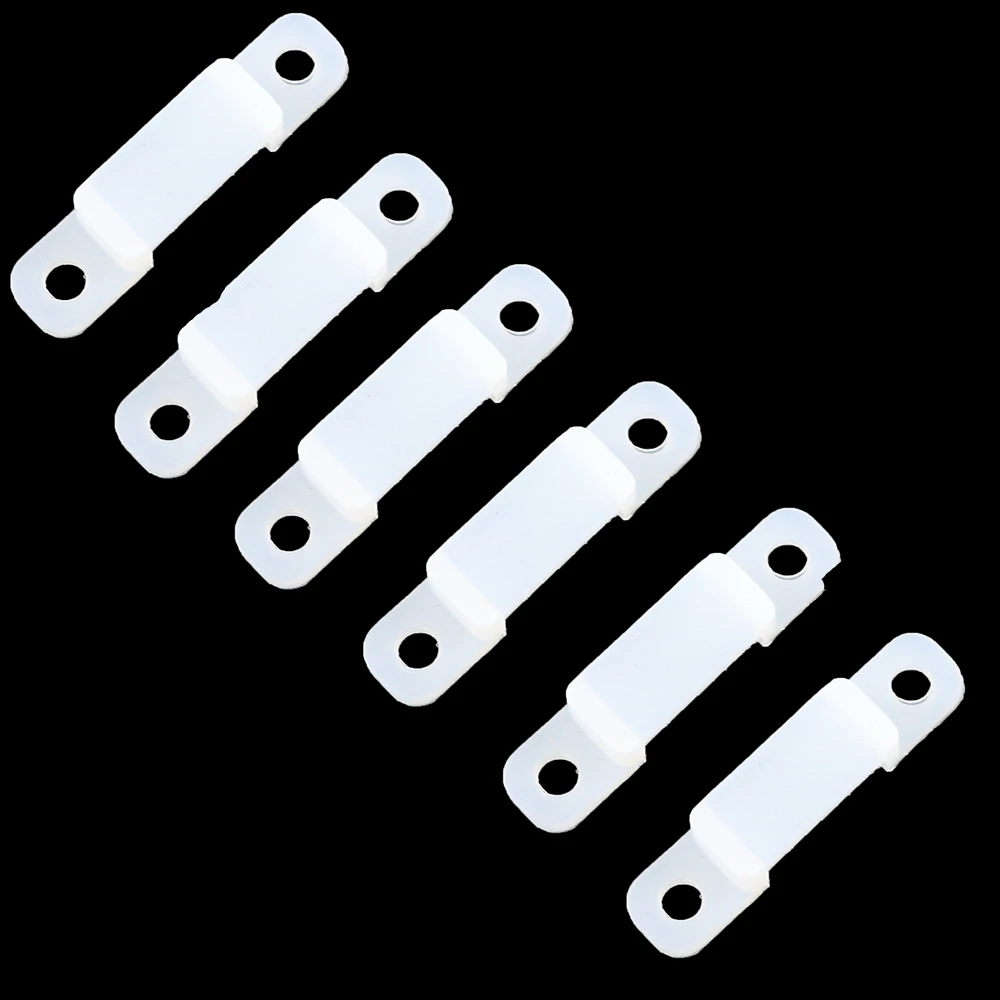 8 мм 10 Светодиодная лента разъем силиконовый клип для ширины SMD3528 SMD5050 световая
