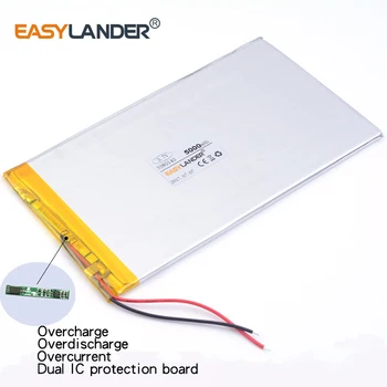 

3380140 3.7V 5000mAh Rechargeable Li-Polymer Li-ion Battery For Bluetooth Notebook Tablet PC electronics safety lamp 3380140