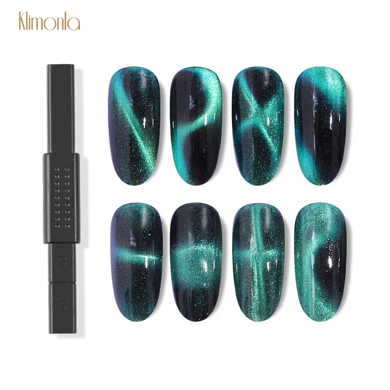 

1pcs Black Cat Eye Gel Polish Magnetic Multifunction Thick Strong Magnet Stick 3D Designs Manicure Nail Art Varnish Tools