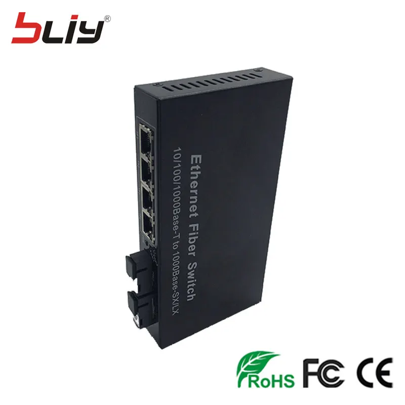 1310/1550nm 20 км FTTH Волокно media converter 10/100/1000 рабочего ethernet волоконно оптический