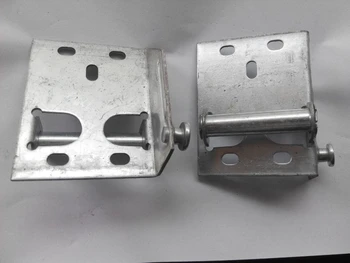 

2pcs Garage door support rolling curtain door garage door support hanging bracket bottom plate roller support wheel frame