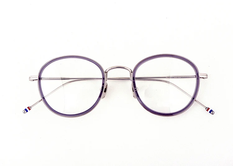 Модные Винтажные женские и мужские очки, оправа от бренда Tom, классические круглые очки по рецепту, оправа для женских очков