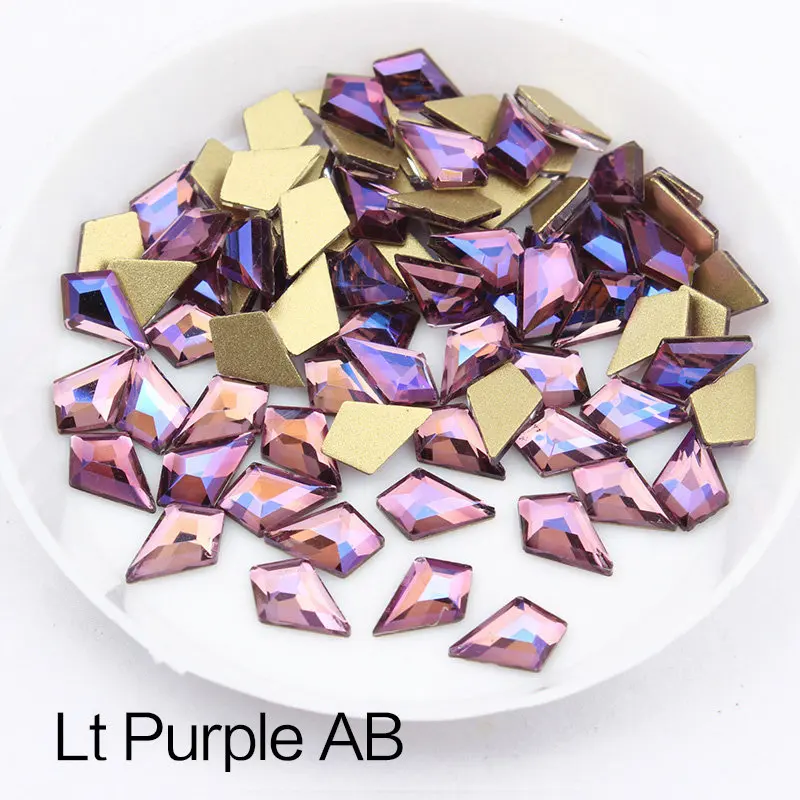 Small arrow Shape Nail Art Rhinestone 30/100pcs/lot 5.5x8.5mm Flatback Colorful Stones For 3D Nail Decoration Free shipping 