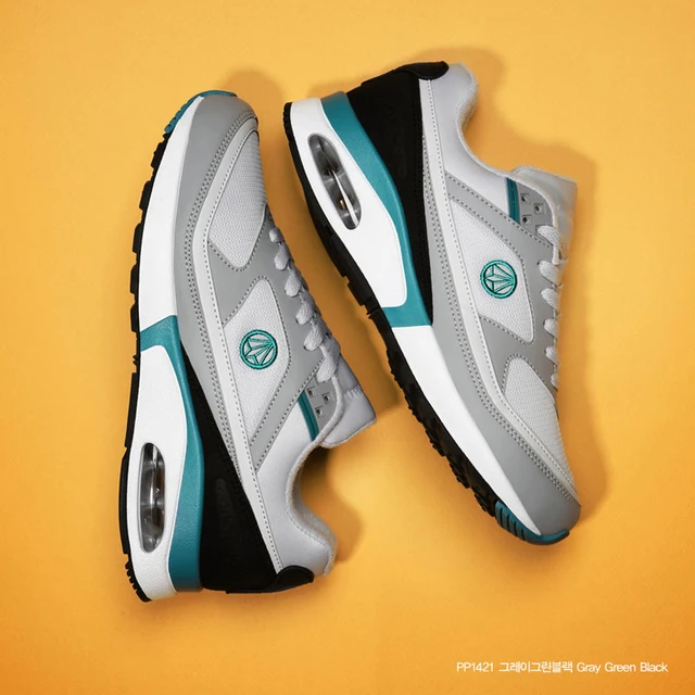 US $51.99 PP1421 Premium Paperplanes Air Cap Leather Lace Up Training Shoes Trainers Gary Green Black Sneaker