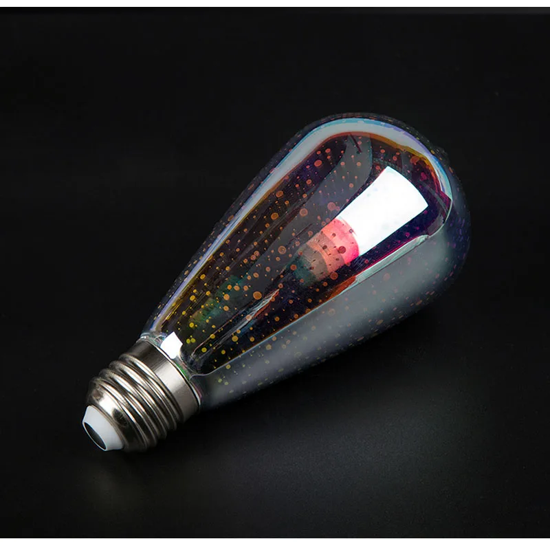 ST64 5 Вт 3D Star/УДАРА 8 12 нити/светодиодный EDISON ЛАМПЫ светлый праздник Рождество