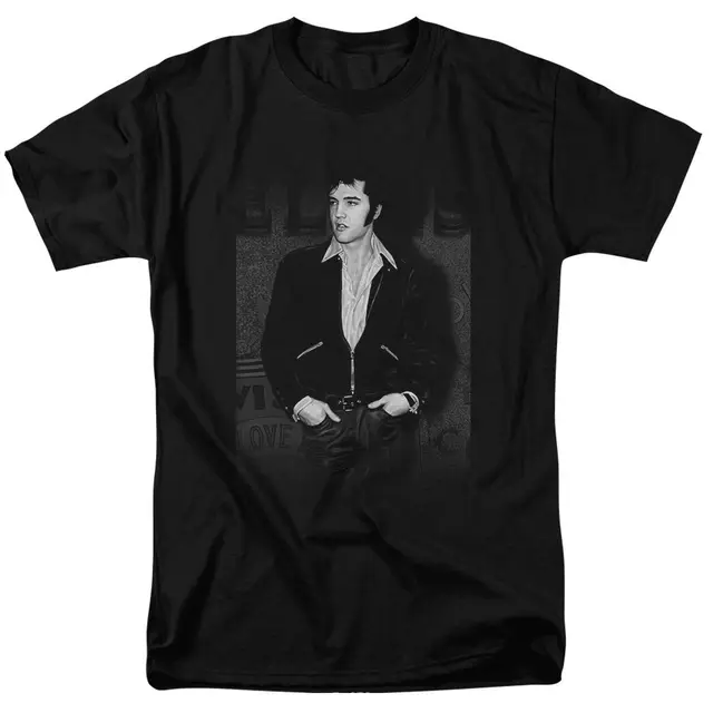 Elvis Presley Young Elvis Looking Just Cool Hands In Pockets Tee