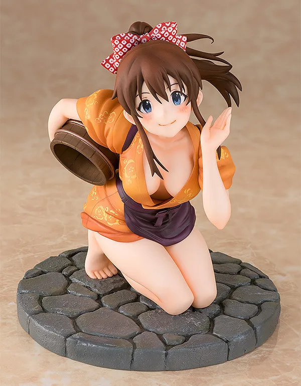 13 см Idolmaster Million Live Satake Minako Poka Service Ver. ПВХ Фигурки Коллекционная модель игрушки для