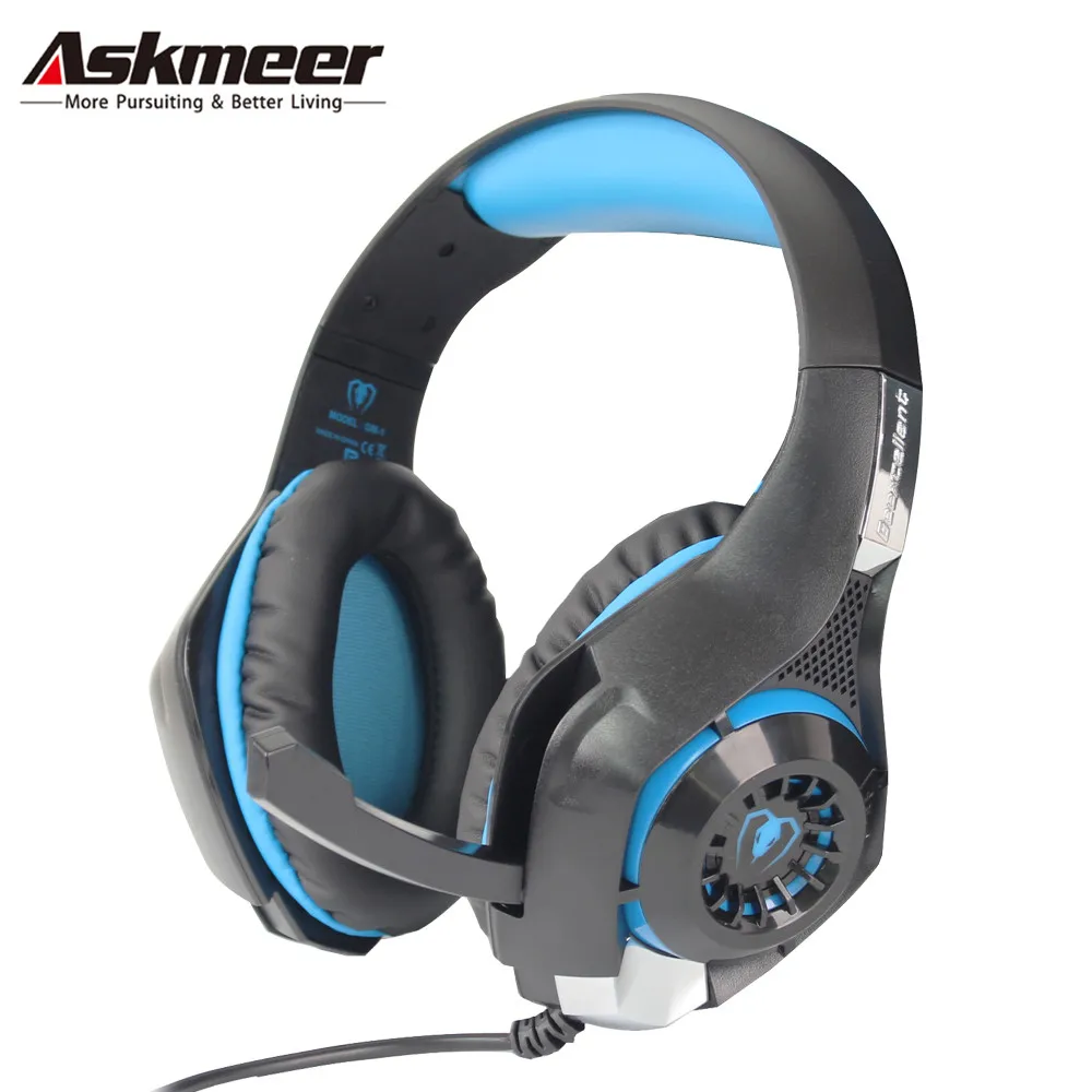 KOTION EACH GS400 Gaming Headset Gamer casque for PS4 Tablet Laptop 3.5mm Stereo PC Headphones with Microphone+Adapter Cable (1)
