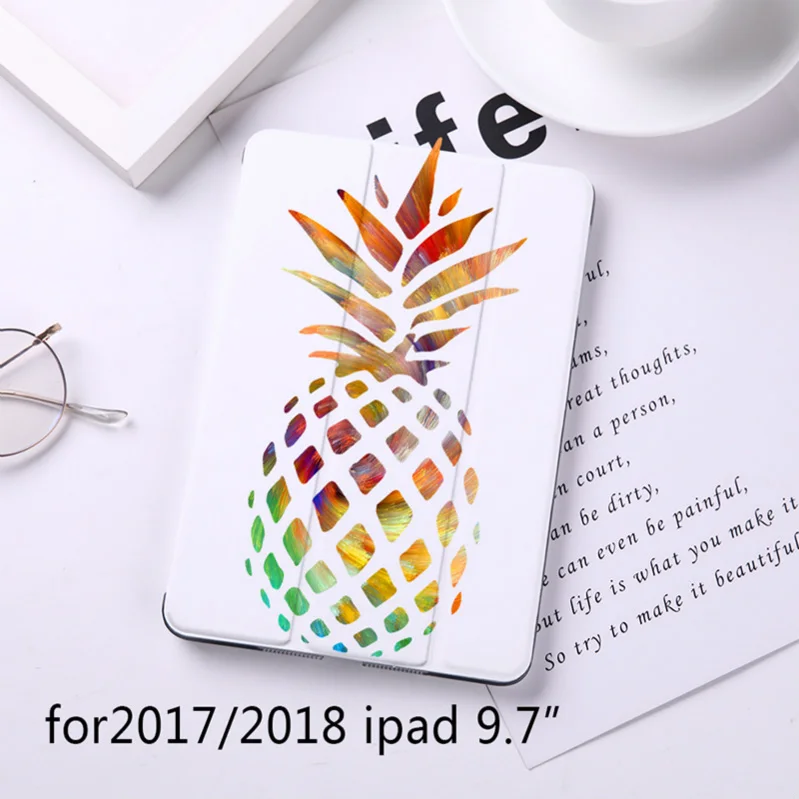 Роскошный Магнитный чехол-книжка с сердечком и фруктами для Apple iPad 9," чехол для iPad 9,7" из искусственной кожи складной чехол-книжка для планшета - Цвет: B200144-WIP