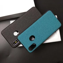 Ikrsses Case For Xiaomi MIX 2S Luxury Fabric business Cloth Hard PC and TPU Case For Xiaomi MI Max 3 Cloth texture Cover