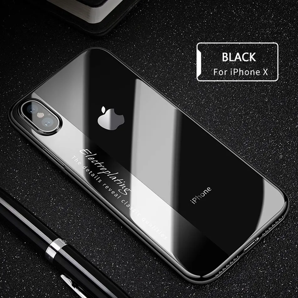 KISSCASE-Soft-TPU-Plating-Phone-Case-For-iPhone-X-10-Luxury-Silicone-Case-For-iPhone-For(6)