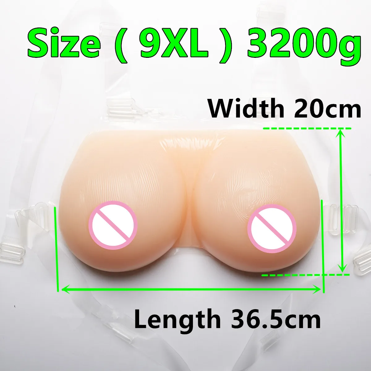 

3200g G cup rtificial Breasts False breast New Design Silicone Breast Forms Realistic Skin Touch Feeling False Boobs CD TG