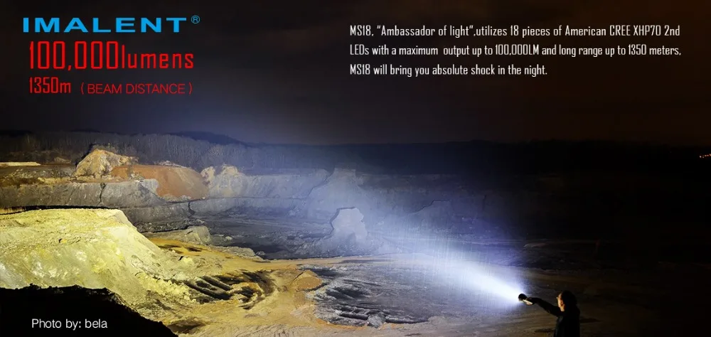Discount Super Flashlight Kit IMALENT MS18 Searchlight + R90TS Light Head Set (2 Heads + 1 Body) XHP35 HI / XHP70.2 LEDs Handheld Torch 10 Discount Super Flashlight Kit IMALENT MS18 Searchlight + R90TS Light Head Set (2 Heads + 1 Body) XHP35 HI / XHP70.2 LEDs Handheld Torch 10