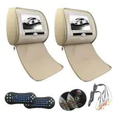Eincar DVD Headrest Monitor Car Mp5 with USB/SD pillow video music player support TV 32-bit games entertainment FM IR/DVD/CD/MP3