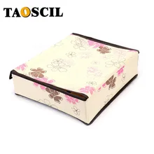 

TAOSCIL 3PCS Storage Box For Bra Underwear Sock Wardrobe Cupboard Divider Lidded Closet Organizer Cosmetics Chest of Drawer