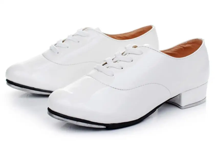 Size 25 45 Adult Men Children Boy Tap Dance Shoes Leather or PU Oxford Lace Up Dancing Girls Women shoes WD194|dance shoes|dance leatherdance girls |