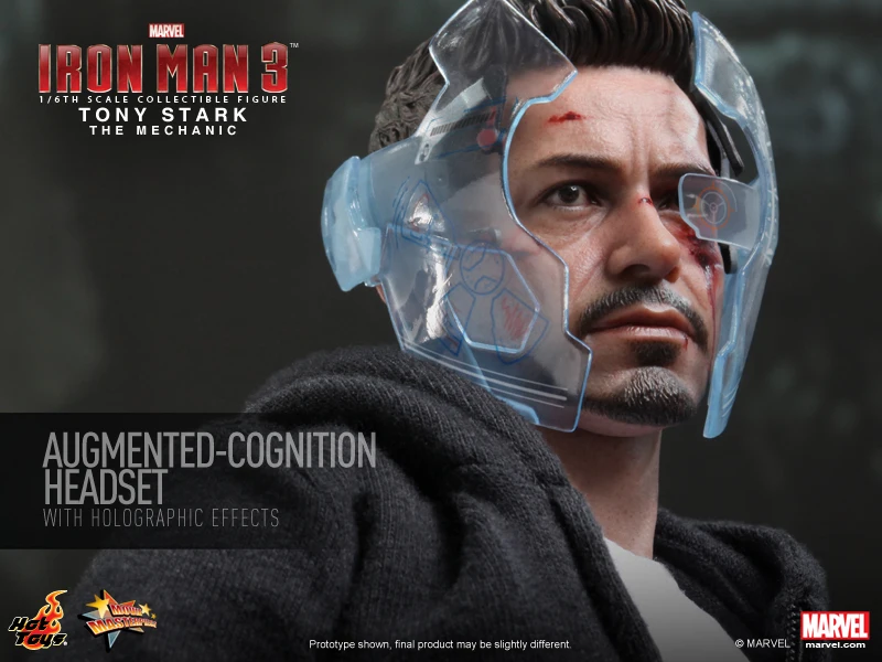 Горячие игрушки Hottoys HT MMS209 1/6 Железный человек Тони Старк Механическая