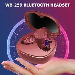 WB-259 беспроводной смарт TWS Bluetooth 5,0 шумоподавление HiFi спортивный наушник 27x22x20 мм время вызова 6 часов