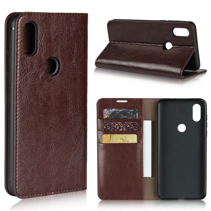 

Genuine Leather Case For XIAOMI MIX 2 2S 3 MAX 2 3 Wallet Flip Cover Card Holder Phone Cases Luxury Cow Skin