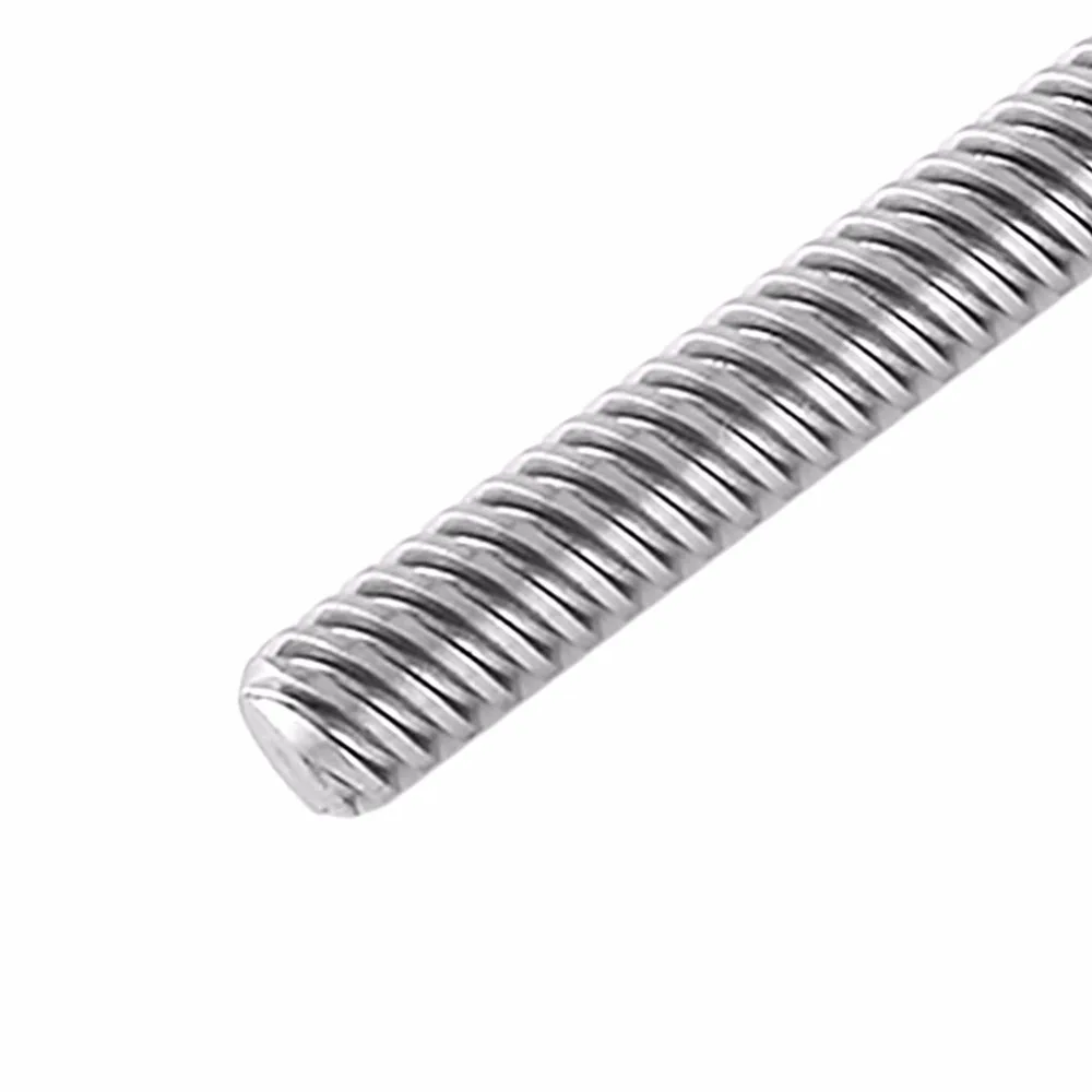 T8 الرصاص المسمار 3D طابعة أجزاء 250 300 350 400 500 مللي متر Leadscrew أجزاء رباعي قضبان المكسرات ل Reprap 3D طابعة THSL-300-8D