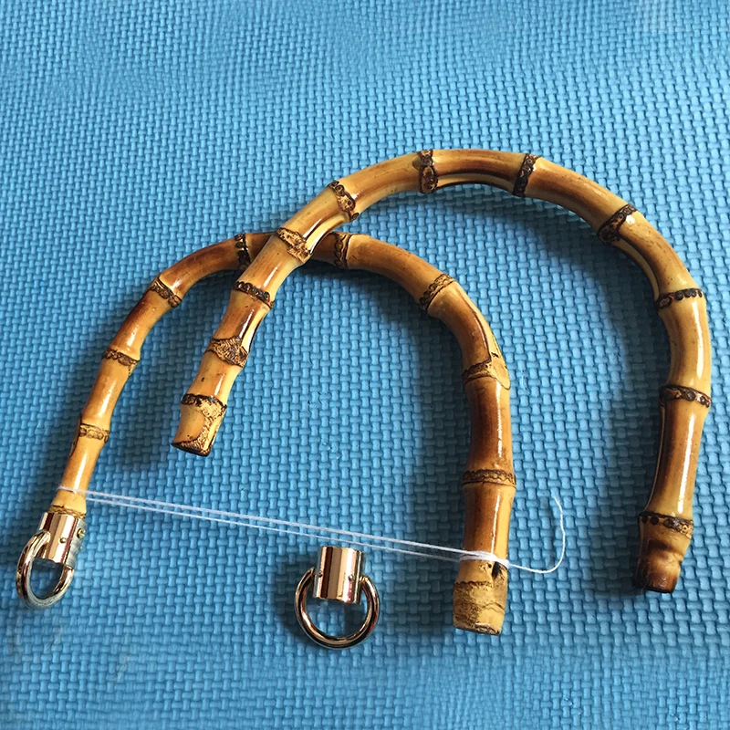 10 Pairs of Bamboo Arched Handbag Handles 6" Bamboo Purse Handles with