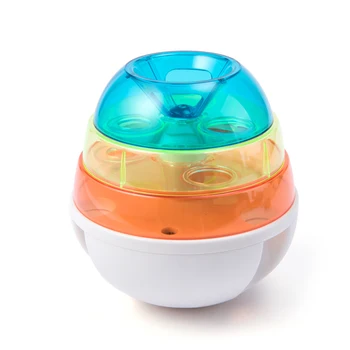 

Tumbler Pet Leaking Toy Cat And Dog Puzzle Automatic Leaking Device Pet Leaking Food Ball Rainbow Slow Food